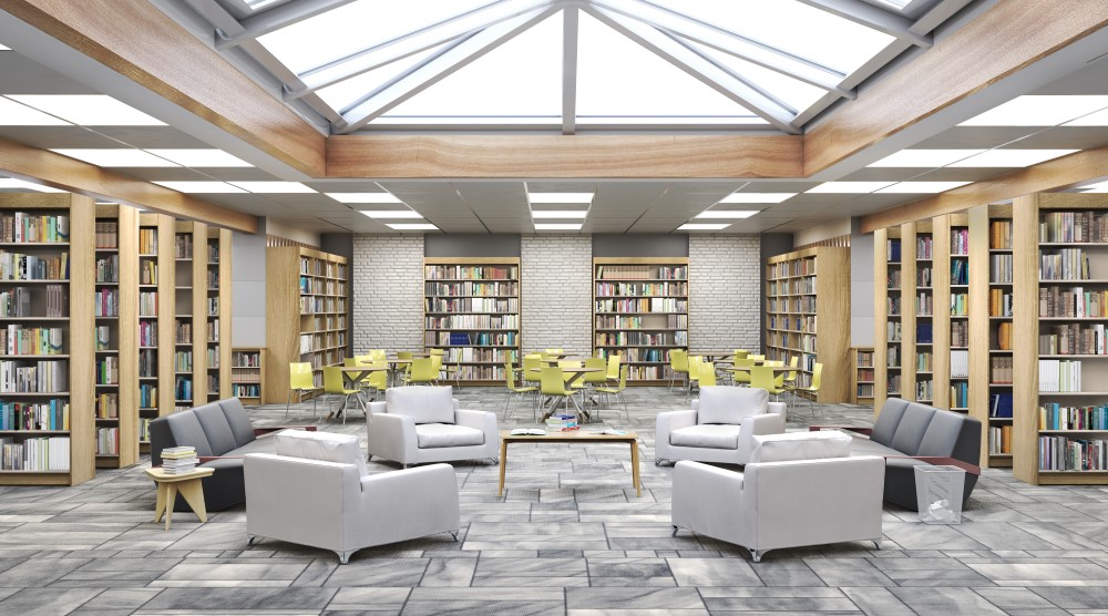 library in common area